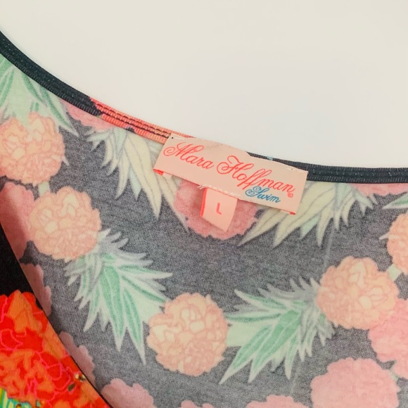 Mara Hoffman Floral Dress Cover up  L - Picture 4 of 4